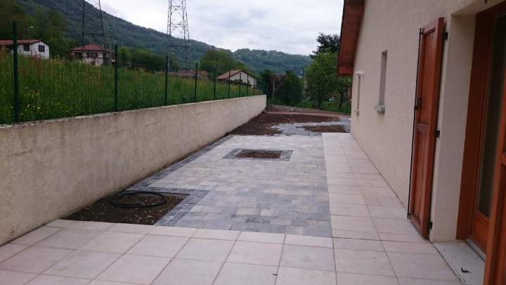 Pavage avec massifs intégrés