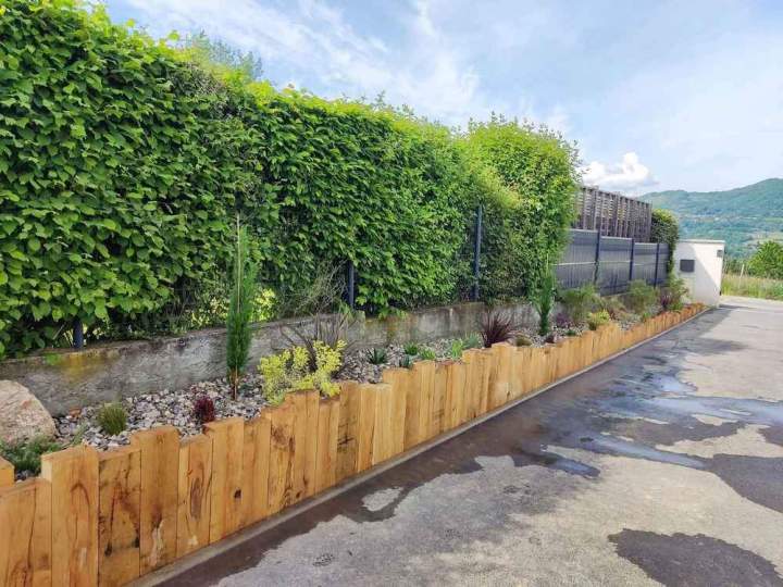Création de murets en bois Échirolles